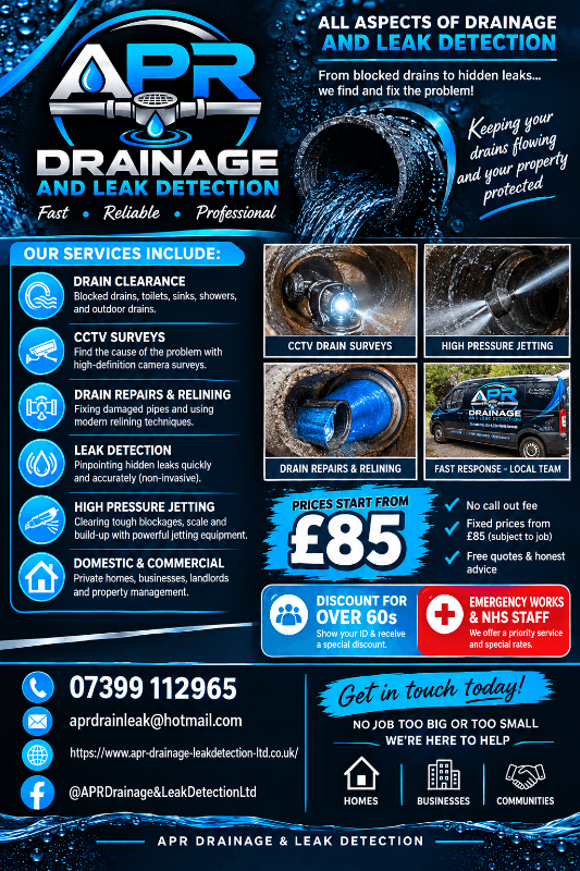 APR Drainage & Leak Detection in Clacton-on-Sea